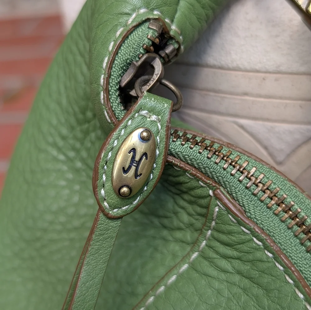 Vintage Cole Haan Village Green Purse Shoulder Bag Hobo 90's Y2K - Picture 9 of 15